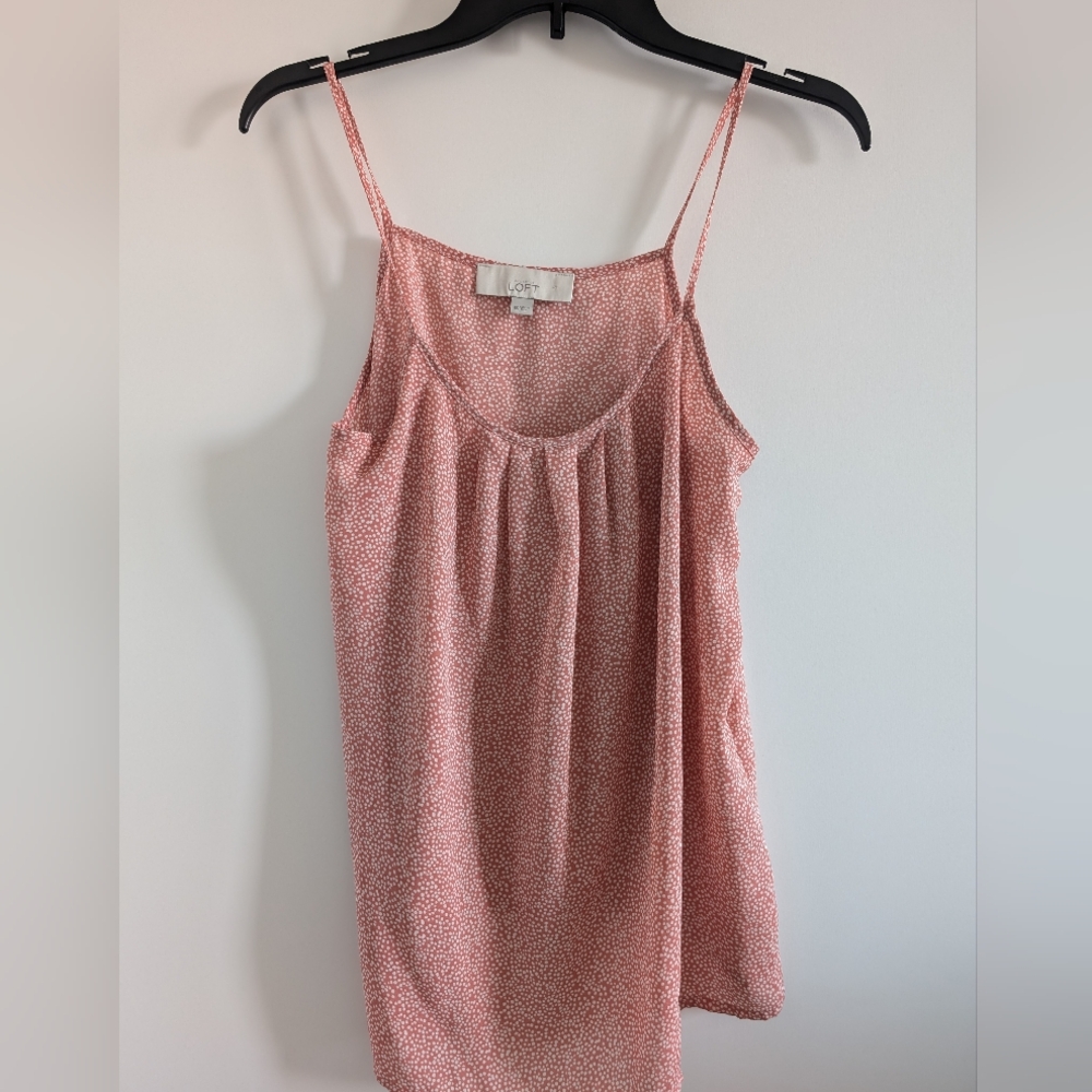 Ann Taylor LOFT Pink sleeveless camisole